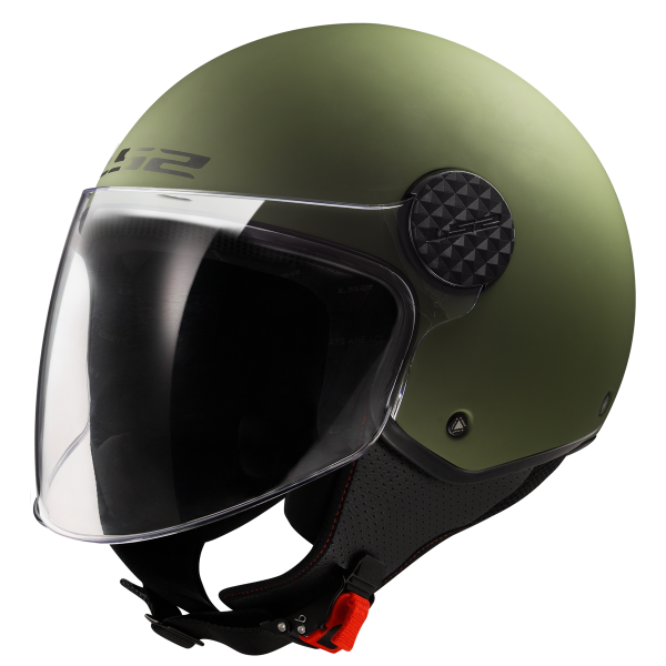 CASCO LS2 OF558 SPHERE II SOLID MATT MILITARY GREEN