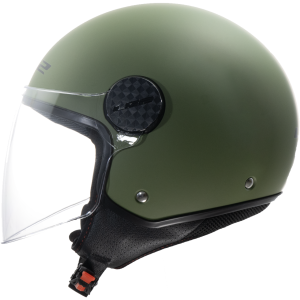 CASCO LS2 OF558 SPHERE II SOLID MATT MILITARY GREEN