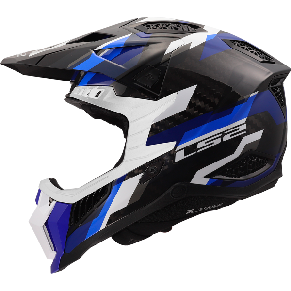 CASCO LS2 MX703 X-FORCE PHANTOM BLUE WHITE