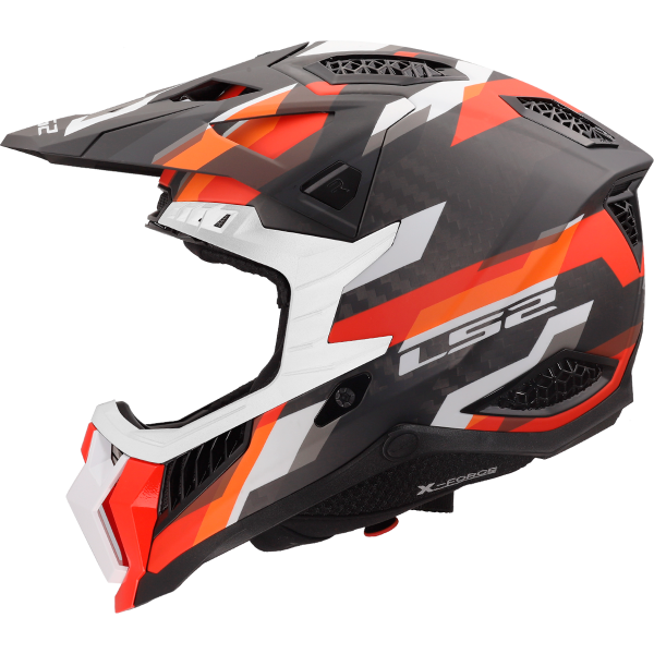 CASCO LS2 MX703 X-FORCE PHANTOM ORANGE RED