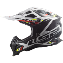 CASCO LS2 MX700 SUBVERTER STOMP WHITE BLACK