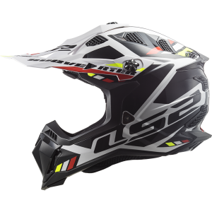 CASCO LS2 MX700 SUBVERTER STOMP WHITE BLACK