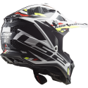 CASCO LS2 MX700 SUBVERTER STOMP WHITE BLACK