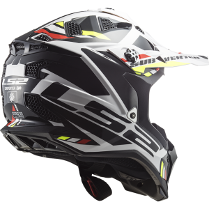 CASCO LS2 MX700 SUBVERTER STOMP WHITE BLACK