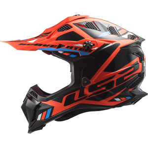 CASCO LS2 MX700 SUBVERTER STOMP FLUO ORANGE BLACK