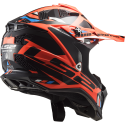 CASCO LS2 MX700 SUBVERTER STOMP FLUO ORANGE BLACK