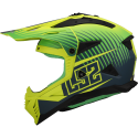 CASCO LS2 MX708 FAST II DUCK MATT HI VIS GREEN HI VIS YELL