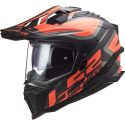 CASCO LS2 MX701 EXPLORER ALTER MATT BLACK FLUO ORANGE