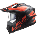 CASCO LS2 MX701 EXPLORER ALTER MATT BLACK FLUO ORANGE