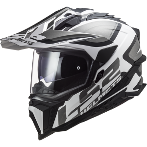 CASCO LS2 MX701 EXPLORER ALTER MATT BLACK WHITE