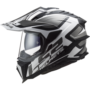 CASCO LS2 MX701 EXPLORER ALTER MATT BLACK WHITE