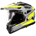 CASCO LS2 MX702 PIONEER II NAMIB MATT GREY HI VIS YELLOW