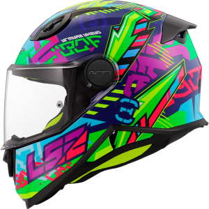 CASCO LS2 FF812 KID SVENT BLUE GREEN