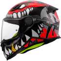CASCO LS2 FF812 KID PUNK GREY RED