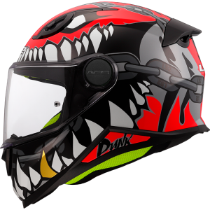 CASCO LS2 FF812 KID PUNK GREY RED
