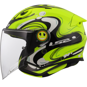 CASCO LS2 OF622 FUNNY II GLUP HI VIS YELLOW