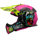 CASCO LS2 MX437 FAST II MINI GORILLA PURPLE