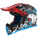 CASCO LS2 MX437 FAST II MINI STARMAW BLACK