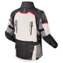 CHAQUETA LS2 APOLLO GREY BLACK RED