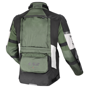 CHAQUETA LS2 X-MASTER BLACK GREEN GREY