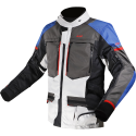 CHAQUETA LS2 NORWAY BLUE BLACK GREY RED