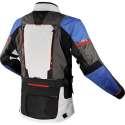 CHAQUETA LS2 NORWAY BLUE BLACK GREY RED