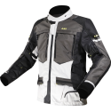 CHAQUETA LS2 NORWAY BLACK GREY YELLOW