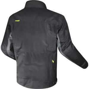 CHAQUETA LS2 TITANIUM BLACK HI VIS YELLOW