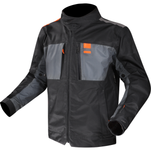 CHAQUETA LS2 TITANIUM BLUE HIS VIS ORANGE