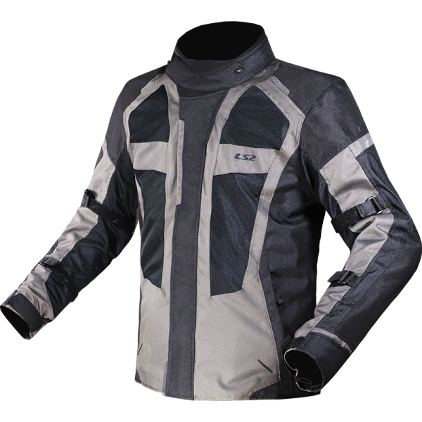 CHAQUETA LS2 SCOUT BLACK DARK GREY