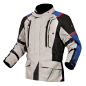 CHAQUETA LS2 NARVIK BLUE BLACK GREY RED