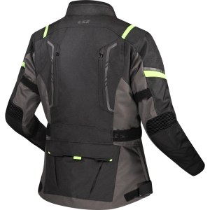 CHAQUETA LS2 NARVIK GREY BLACK HI VIS YELLOW