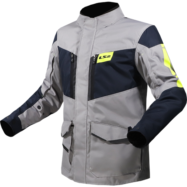 CHAQUETA LS2 METROPOLIS EVO TITANIUM YELLOW