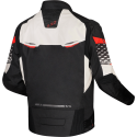 CHAQUETA LS2 APEX BLACK WHITE RED