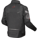 CHAQUETA LS2 APEX BLACK DARK GREY