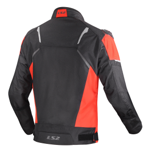 CHAQUETA LS2 ZOOM BLACK RED