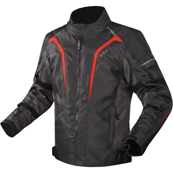 CHAQUETA LS2 SEPANG BLACK GREY RED
