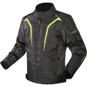 CHAQUETA LS2 SEPANG BLACK GREY HI VIS YELLOW