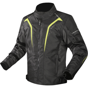 CHAQUETA LS2 SEPANG BLACK GREY HI VIS YELLOW