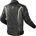 CHAQUETA LS2 SEPANG BLACK GREY HI VIS YELLOW