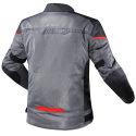 CHAQUETA LS2 RIVA BLACK DARK GREY RED