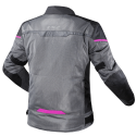 CHAQUETA LS2 RIVA BLACK DARK GREY PINK