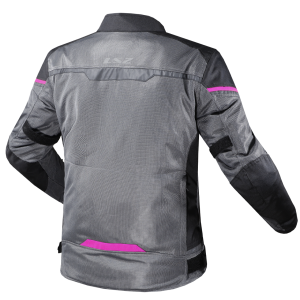 CHAQUETA LS2 RIVA BLACK DARK GREY PINK
