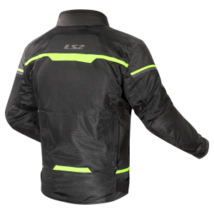 CHAQUETA LS2 RIVA BLACK NEON YELLOW