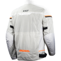 CHAQUETA LS2 RIVA LIGHT GREY HIS VIS ORANGE