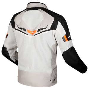 CHAQUETA LS2 GARDA AIR BLACK GREY HI VIS ORANGE