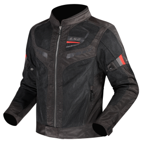 CHAQUETA LS2 GARDA AIR BLACK RED