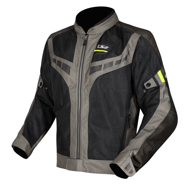 CHAQUETA LS2 GARDA AIR GREEN BLACK HI VIS YELLOW