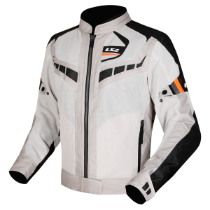 CHAQUETA LS2 GARDA AIR BLACK GREY HI VIS ORANGE