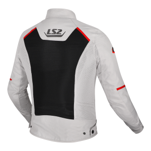 CHAQUETA LS2 BREEZE GREY BLACK RED